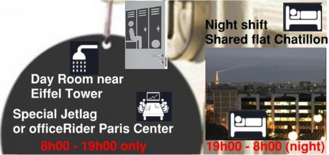 Eiffel Citea Access Dayroom Espace Paris Sans Nuitee Et Chambre Partagee Chatillon Nuitee -- Repos Journee Ou Espace Travail 8-19H Proche Tour Eiffel Ou Usage Bureau A L'Heure En Journee -- Nuitee Chatillon Avenue Paris Extérieur photo